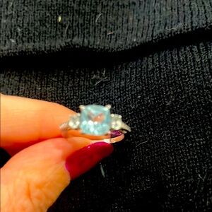 Elegant Blue Gemstone Ring